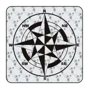 ROSA DE LOS VIENTOS' 'vv0771' Compass Die Cut Sticker