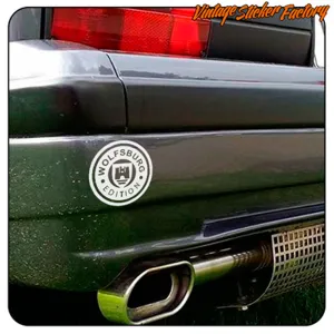 Pegatina Wolfsburg Edition para Volkswagen T3 en vinilo de corte