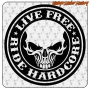 LIVE FREE - RIDE HARDCORE