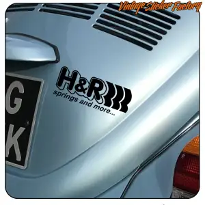 H&R SPRINGS AND MORE AUFKLEBER. KAUFEN SIE VINYLAUFKLEBER.