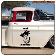 Pegatina GOKU BEBÉ A BORDO. Comprar pegatinas.