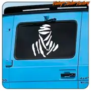DAKAR AUFKLEBER. KAUFEN SIE VINYLAUFKLEBER.