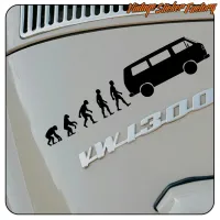 Detalle del diseño de evolución humana aplicado sobre un vehículo