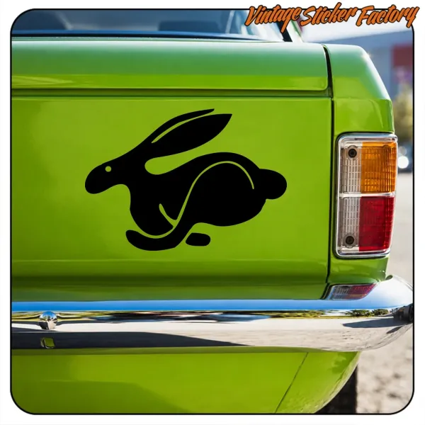 RABITT LOGO STICKER. BUY VINYL STICKERS.