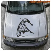 AUTOCOLLANT DRAGON CELTIQUE. ACHETEZ DES AUTOCOLLANTS EN VINYLE.