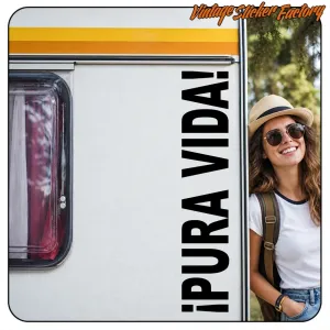 PURA VIDA AUFKLEBER. KAUFEN SIE VINYLAUFKLEBER.