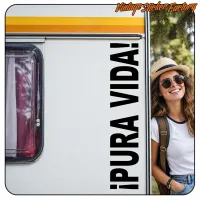 PURA VIDA AUFKLEBER. KAUFEN SIE VINYLAUFKLEBER.