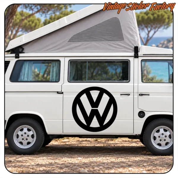 VW LOGO 1 AUFKLEBER. KAUFEN SIE VINYLAUFKLEBER.