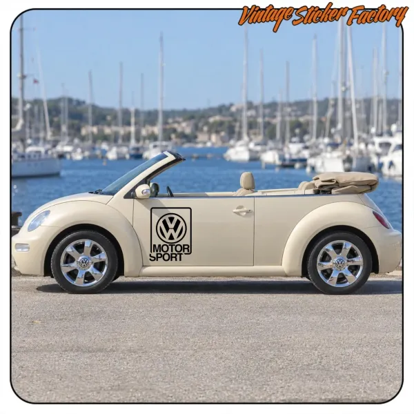 AUTOCOLLANT VW MOTOR SPORT. ACHETEZ DES AUTOCOLLANTS EN VINYLE.