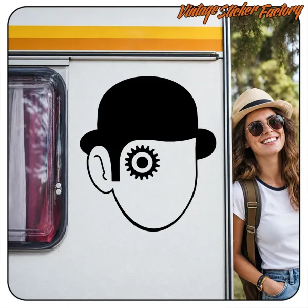 CLOCKWORK ORANGE -1 AUFKLEBER. KAUFEN SIE VINYLAUFKLEBER.