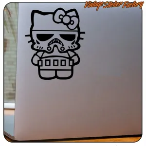 Sticker Kitty Stormtrooper inspiré de Star Wars