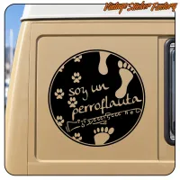 AUTOCOLLANT SOY UN PERROFLAUTA. ACHETEZ DES AUTOCOLLANTS EN VINYLE.