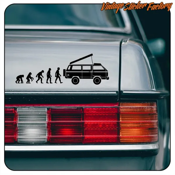 Detail of the Evolution Syncro Westfalia design applied to a vehicle’s bodywork