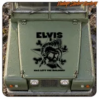 ELVIS HAVE LEFT THE BUILDING STICKER. BUY VINYL STICKERS.