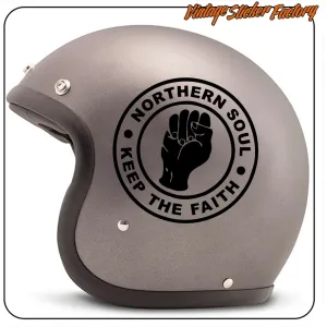 Northern Soul Keep the Faith scooter sticker