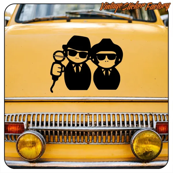 AUTOCOLLANT BLUES BROTHERS. ACHETEZ DES AUTOCOLLANTS EN VINYLE.