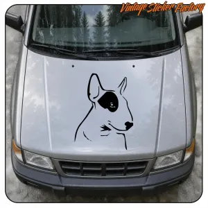AUTOCOLLANT BULL TERRIER 1. ACHETEZ DES AUTOCOLLANTS EN VINYLE.