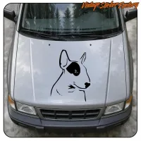 BULL TERRIER 1 AUFKLEBER. KAUFEN SIE VINYLAUFKLEBER.