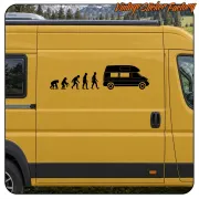 AUTOCOLLANT EVOLUTION T4 EXCLUSIVE. ACHETEZ DES AUTOCOLLANTS EN VINYLE.