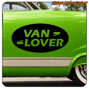VAN LOVER AUFKLEBER. KAUFEN SIE VINYLAUFKLEBER.