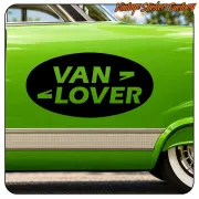 VAN LOVER STICKER. BUY VINYL STICKERS.