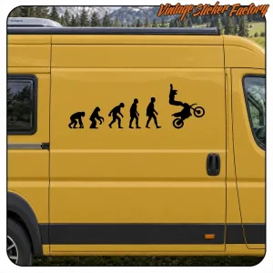 MOTOCROSS EVOLUTION STICKER. BUY VINYL STICKERS.