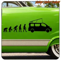 EVOLUTION RENAULT TRAFFIC CAMPER STICKER. BUY VINYL STICKERS.