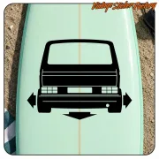 VW T3 LOW Aufkleber aus Schneidevinyl