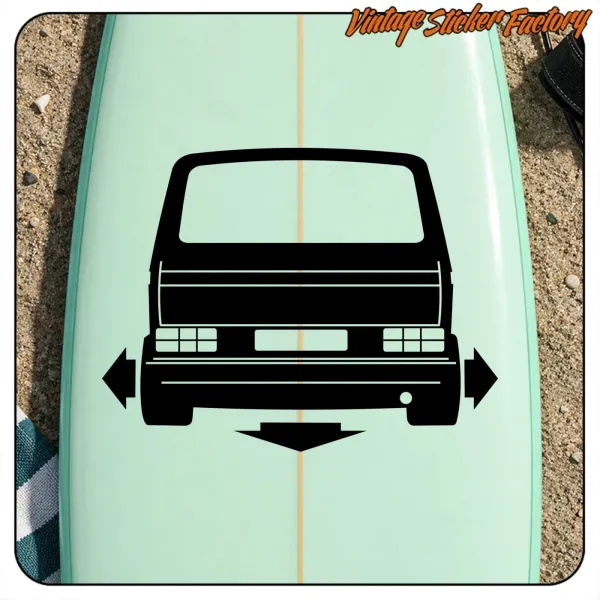 AUTOCOLLANT VW T3 LOW -1. ACHETEZ DES AUTOCOLLANTS EN VINYLE.