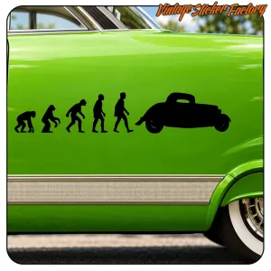 HOT ROD -4 AUFKLEBER. KAUFEN SIE VINYLAUFKLEBER.