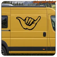 SHAKA -1 STICKER. BUY VINYL STICKERS.