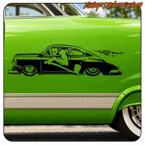 HOT ROD -4 STICKER. BUY VINYL STICKERS.