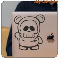 SKULL BEAR STICKER. BUY VINYL STICKERS.