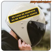 AUTOCOLLANT EN CAS DE DÉGOÛT, NE RETIRE PAS MON CASQUE. ACHETEZ DES AUTOCOLLANTS EN VINYLE.