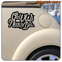 AUTOCOLLANT OLD VW NE MOURRA JAMAIS. ACHETEZ DES AUTOCOLLANTS EN VINYLE.