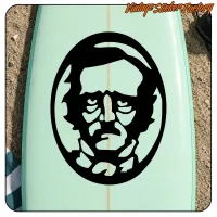 AUTOCOLLANT EDGAR ALLAN POE. ACHETEZ DES AUTOCOLLANTS EN VINYLE.