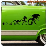 ALIEN EVOLUTION STICKER. BUY VINYL STICKERS.