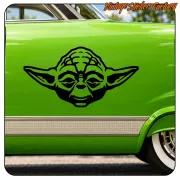 YODA -2 STICKER. BUY VINYL STICKERS.