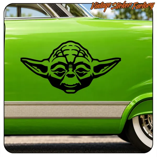 YODA -2 AUFKLEBER. KAUFEN SIE VINYLAUFKLEBER.