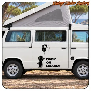 BABY ON BOARD STICKER. BUY VINYL STICKERS.