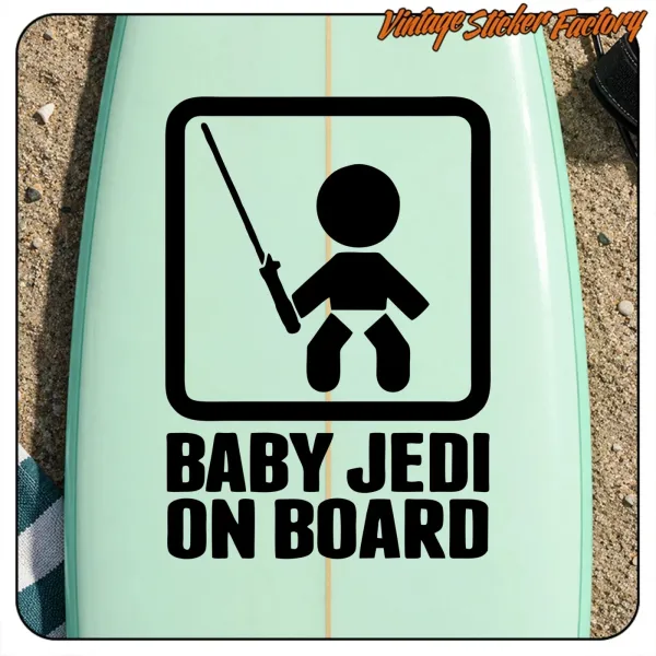 BABY JEDI AN BORD AUFKLEBER. KAUFEN SIE VINYLAUFKLEBER.