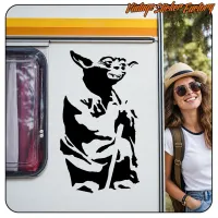 AUTOCOLLANT YODA -4. ACHETEZ DES AUTOCOLLANTS EN VINYLE.