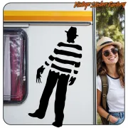 AUTOCOLLANT FREDDY KRUEGER. ACHETEZ DES AUTOCOLLANTS EN VINYLE.
