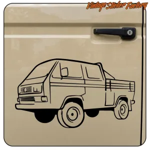VW T3 DOKA STICKER. BUY VINYL STICKERS.
