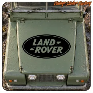 Pegatina Land Rover de vinilo de corte
