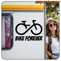FÜR IMMER FAHRRAD AUFKLEBER. KAUFEN SIE VINYLAUFKLEBER.