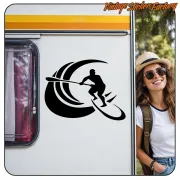 SUP SURF STICKER. BUY VINYL STICKERS.