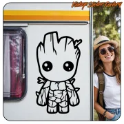 GROOT STICKER. BUY VINYL STICKERS.