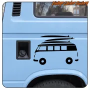 T1 SURF Aufkleber | Retro-Camper-Vinyl