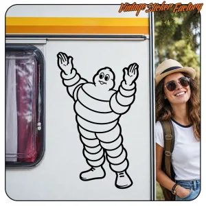Bibendum-Michelin-Aufkleber fürs Auto